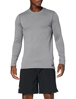 Koszule męskie - Under Armour Męska koszula z długim rękawem ColdGear, ciepła funkcjonalna koszula dla mężczyzn, lekka, obcisła koszulka sportowa z długim rękawem - grafika 1