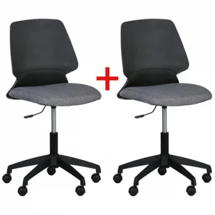 Fotel biurowy, krzesło biurowe B2B Partner Krzesło biurowe CROOK 1+1 GRATIS, szare 907022 - Fotele i krzesła biurowe - miniaturka - grafika 1