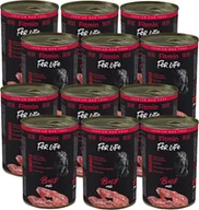 Mokra karma dla psów - FITMIN For Life Beef Wołowina 12x400g - miniaturka - grafika 1