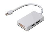 Assmann Adapter DisplayPort 1.1a miniDP-DP+HDMI+DVI 0.2 m AK-340509-002-W