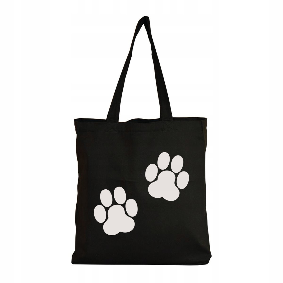 Eko Torba Bawełniana na ramię Zakupy Shopper Torebka Łapka Pies Kot 2