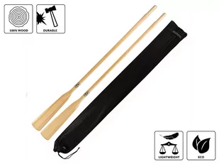 Wiosła szalupowe do łodzi John Paddle + pokrowiec Oar Sleeve (komplet - 2 sztuki) - 195 cm - Pływanie - miniaturka - grafika 1