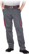 Odzież robocza - SPODNIE OCHRONNE DO PASA REIS LAND-T; SZARO-CZERWONY - miniaturka - grafika 1