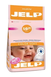 JELP Hipoalergiczny proszek Color Soft 4kg + Odplamiacz 250ml - Środki do prania - miniaturka - grafika 1