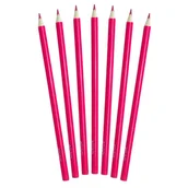 Kredki, ołówki, pastele i pisaki - Kredki ołówkowe trójkątne Shan Różowe ciemne 12 sztuk - miniaturka - grafika 1