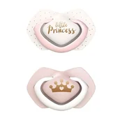 Smoczki uspokajające - canpol Babies Canpol Baby smoczek silikonowy 6-18m-cy symetryczny Royal baby 2szt - miniaturka - grafika 1