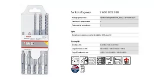 Bosch Wiertło SDS plus-5x, 160 mm, 5 szt - Wiertła - miniaturka - grafika 2