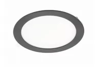 Oprawy, klosze i abażury - Oprawa downlight LED wpuszczana okrągła 19W b.neutralna 4000K (1520lm) ORIS PLUS czarna Ø22,5 IP20 GTV (20) - miniaturka - grafika 1