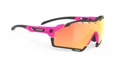 Okulary sportowe - RUDY PROJECT Okulary sportowe CUTLINE fluo pink multilaser orange - miniaturka - grafika 1