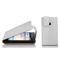 Etui i futerały do telefonów - Cadorabo pokrowiec ochronny na Huawei ASCEND G330 w kolorze białym etui z klapką pokrowiec na telefon komórkowy imitacja skóry - miniaturka - grafika 1