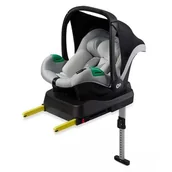 Foteliki samochodowe - Fotelik samochodowy KINDERKRAFT Mink Pro I-Size z bazą (0-13 kg) Szary - miniaturka - grafika 1