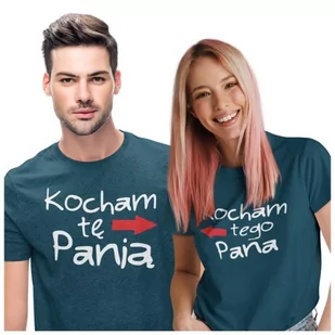 KOSZULKI DLA PAR NA WALENTYNKI PREZENT KOCHAM TĘ PANIĄ KOCHAM TEGO PANA - Walentynki - miniaturka - grafika 2