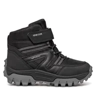 Buty dla chłopców - Kozaki Geox J Himalaya Boy B Abx J46FRD 050FU C9999 M Czarny - miniaturka - grafika 1