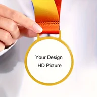 Inne - TEMU 1 szt. DIY Indywidualny Kryształowy Medal Puchar Szklany Nagroda, Spersonalizowany Nadruk Kolorowy Kryształowe Nagrody Medale Sportowe Trofea, - miniaturka - grafika 1