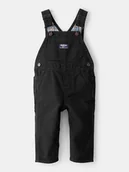 Spodenki dla niemowląt - OshKosh Ogrodniczki w kolorze czarnym - miniaturka - grafika 1