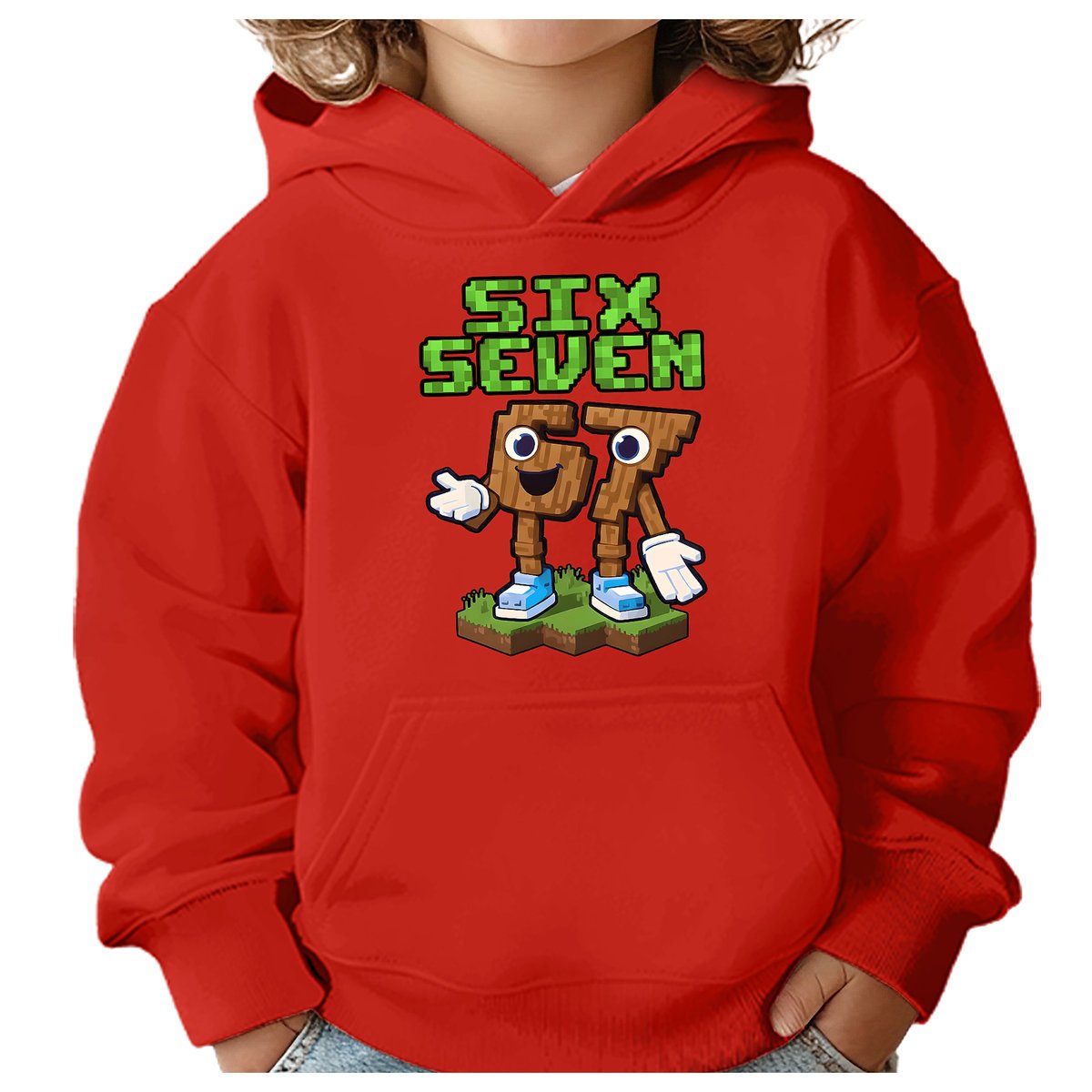 BLUZA DZIECIĘCA Z KAPTUREM 67 SIX SEVEN VIRAL 110-116 DLA DZIECKA PREZENT