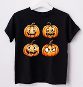 Koszulki dla dziewczynek - koszulka na dzień dyni dla dziecka - miniaturka - grafika 1