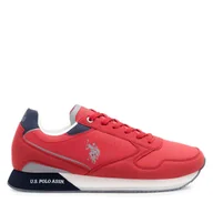 Sneakersy męskie - Sneakersy U.S. Polo Assn. NOBIL003M/CHY4 Czerwony - miniaturka - grafika 1