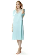 Koszule damskie - Koszula nocna damska Beatriz za kolano : Kolor - Miętowy, Rozmiar - 52 - miniaturka - grafika 1