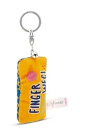 Plecaki - NICI 62102 breloczek do kluczy mini pluszowa poduszka na palec 8 cm z dzwoneczkiem, kolorowy towarzysz do plecaka lub torby, uchwyt na klucze dla małych i dużych 62102 - miniaturka - grafika 1