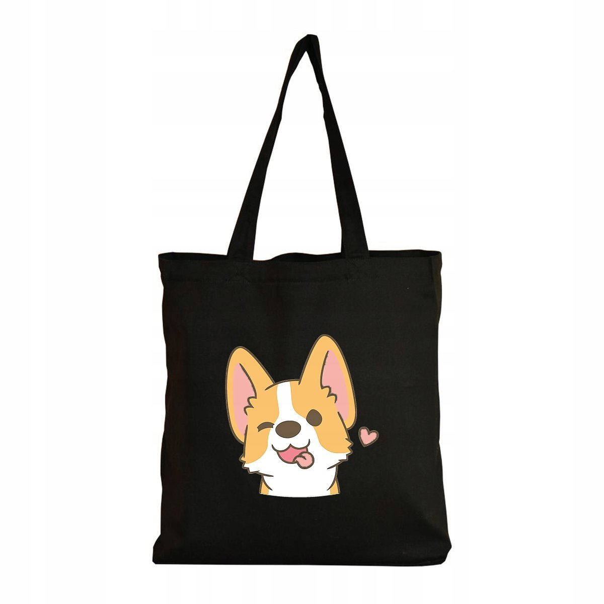 Eko Torba na ramię Zakupy Shopper Torebka Bawełniana Eco Akita Shiba Pies 3