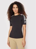 Koszulki i topy damskie - adidas T-Shirt Tight Tee FM2592 Czarny Slim Fit - miniaturka - grafika 1