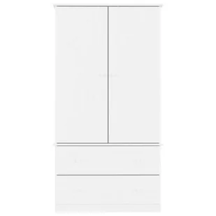 Szafa ALTA, biała, 90x55x170 cm, lite drewno sosnowe Lumarko! - Meble do przedpokoju - miniaturka - grafika 5