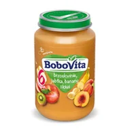 Desery dla dzieci - Bobovita Deserek Owoce - jabłka, brzoskwinie i kiwi - bez konserwantów i dodatków - miniaturka - grafika 1