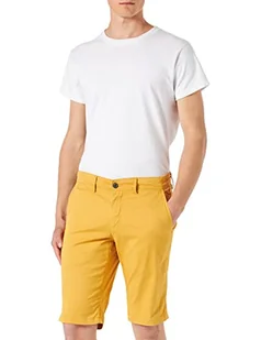 Teddy Smith Męskie szorty Chino Light Twill, Bright Gold, 36W Regularny - Spodenki damskie - miniaturka - grafika 1