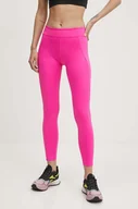 Legginsy - Reebok legginsy treningowe Lux Contour kolor różowy gładkie 100076336 - miniaturka - grafika 1