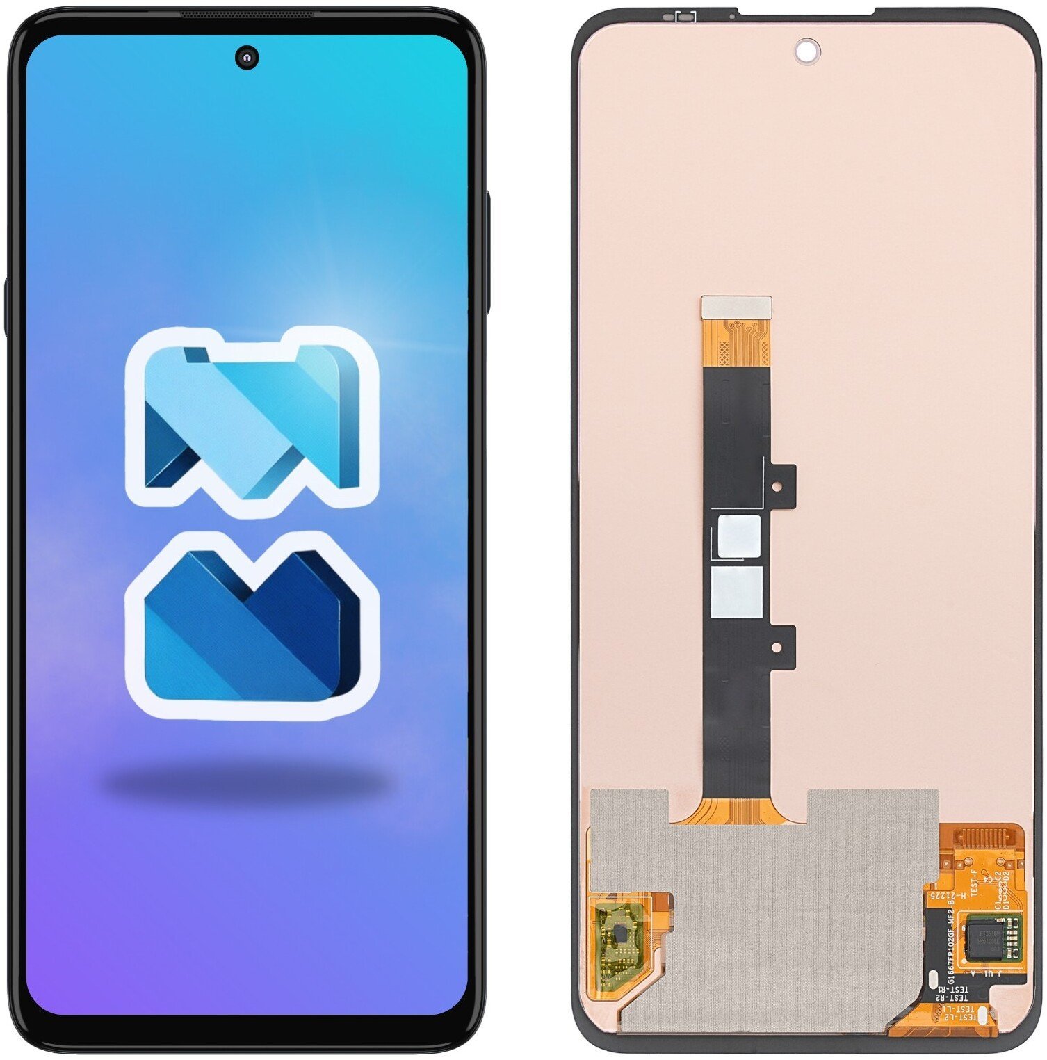 Bateria Mobilepart Wyświetlacz do Motorola Edge 20 Lite LCD XT2139-1 Ekran Oled