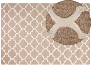 Dywan Wełniany 160 X 230 Cm Beżowy Erbaa - Dywany Dywan Wełniany 160 X 230 Cm Beżowy Erbaa - Dywany - miniaturka - grafika 1