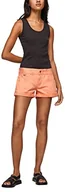 Spodenki damskie - Pepe Jeans Damskie szorty Siouxie, brzoskwiniowy, 27 W, Brzoskwinia, 27W - miniaturka - grafika 1