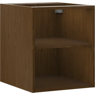 Mexen Box-A szafka otwarta z półką 40 cm, orzech - 91AX2-0400-470-0-86 - Szafki łazienkowe - miniaturka - grafika 1
