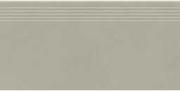 Płytki ceramiczne - Gres zdobiony stopnica OPTIMUM light grey mat 29,8x59,8 gat. I - miniaturka - grafika 1