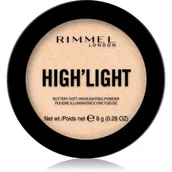 Rozświetlacze do twarzy i ciała - Rimmel Rimmel High'light  001 Stardust 8g rozświetlacz do twarzy - miniaturka - grafika 1