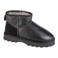 Śniegowce damskie - Buty Emu Australia Sharky Micro Town W13154-BLAK czarne - miniaturka - grafika 1