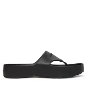 Klapki i japonki damskie - Japonki Calvin Klein One Piece Eva Flip Flop Thong HW0HW02957 Czarny - miniaturka - grafika 1