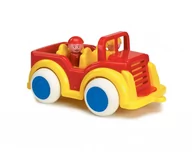 Samochody i pojazdy dla dzieci - Viking Toys Autko plastikowe czerwone - miniaturka - grafika 1