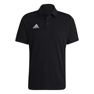 Koszulki męskie - adidas Męska koszulka polo (Short Sleeve) Ent22 Polo, czarna, HB5328, ST - miniaturka - grafika 1