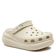 Klapki i japonki damskie - Klapki Crocs - Classic Crush Clog 207521 Bone - miniaturka - grafika 1