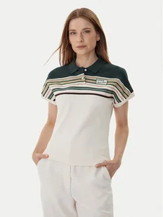 Lacoste Polo PF5291 Écru Slim Fit - Koszulki i topy damskie - miniaturka - grafika 1