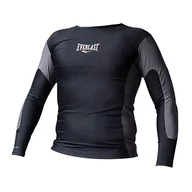 Kimona, stroje i obuwie - Koszulka kompresyjna męska EVERLAST Rashguard Longsleeve czarna 4430 XXL - miniaturka - grafika 1