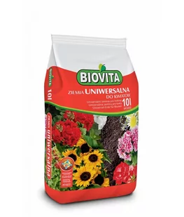 Podłoże Ziemia Uniwersalna Do Kwiatów 10L Biovita - Ziemia ogrodowa - miniaturka - grafika 1