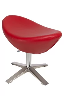 D2.Design Podnóżek Jajo Soft skóra eko 513 czerwony 82447 - Podnóżki, podpórki, podkładki - miniaturka - grafika 1
