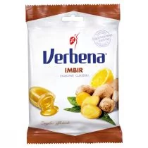 Verbena I.D.C. Polonia S.A. Cukierki ziołowe z imbirem i witaminą C 60 g - Cukierki - miniaturka - grafika 1