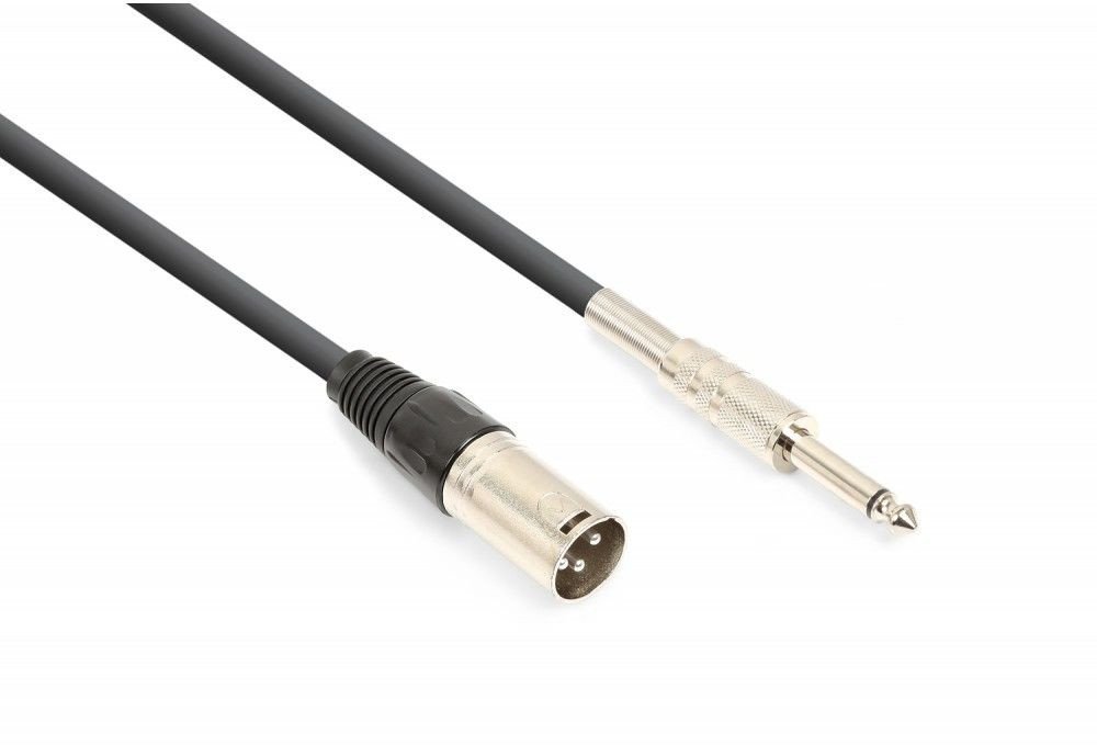 Kabel XLRM - Jack 6.3 mono 8.0m one size