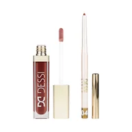 Zestawy kosmetyków damskich - Dessi Cosmetics Zestaw Błyszczyk Creamy Cover Lip Tint 115 Chocolate + Konturówka do ust 04 - miniaturka - grafika 1