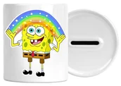 Skarbonki - SKARBONKA DLA DZIECI SPONGEBOB Z IMIENIEM - miniaturka - grafika 1