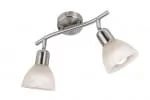 Daytona - listwa 2 płomienna nikiel mat 820312-07 - Lampy sufitowe - miniaturka - grafika 1